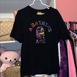 Bape Multicolor Camo Tee